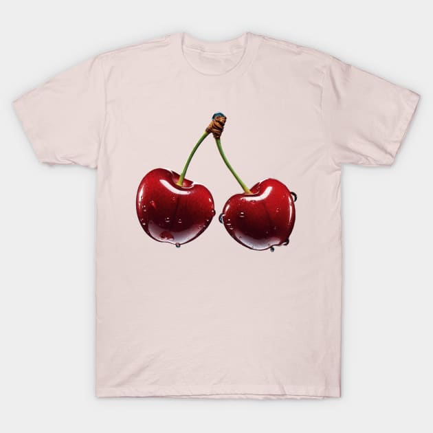 Cherry T-Shirt by Print on earth